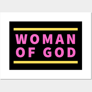 Woman Of God | Christian Typography Posters and Art